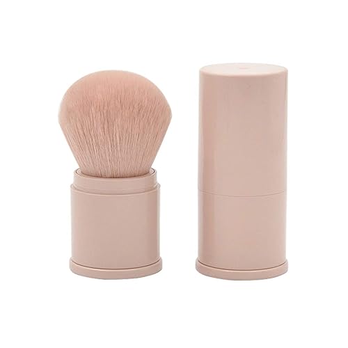 RN BEAUTY Retractable Powder Brushes Foundation Brush Blush Brush Bronzer Brush Face Blender Brush Professional Mineral Blending Buffing Kabuki Makeup