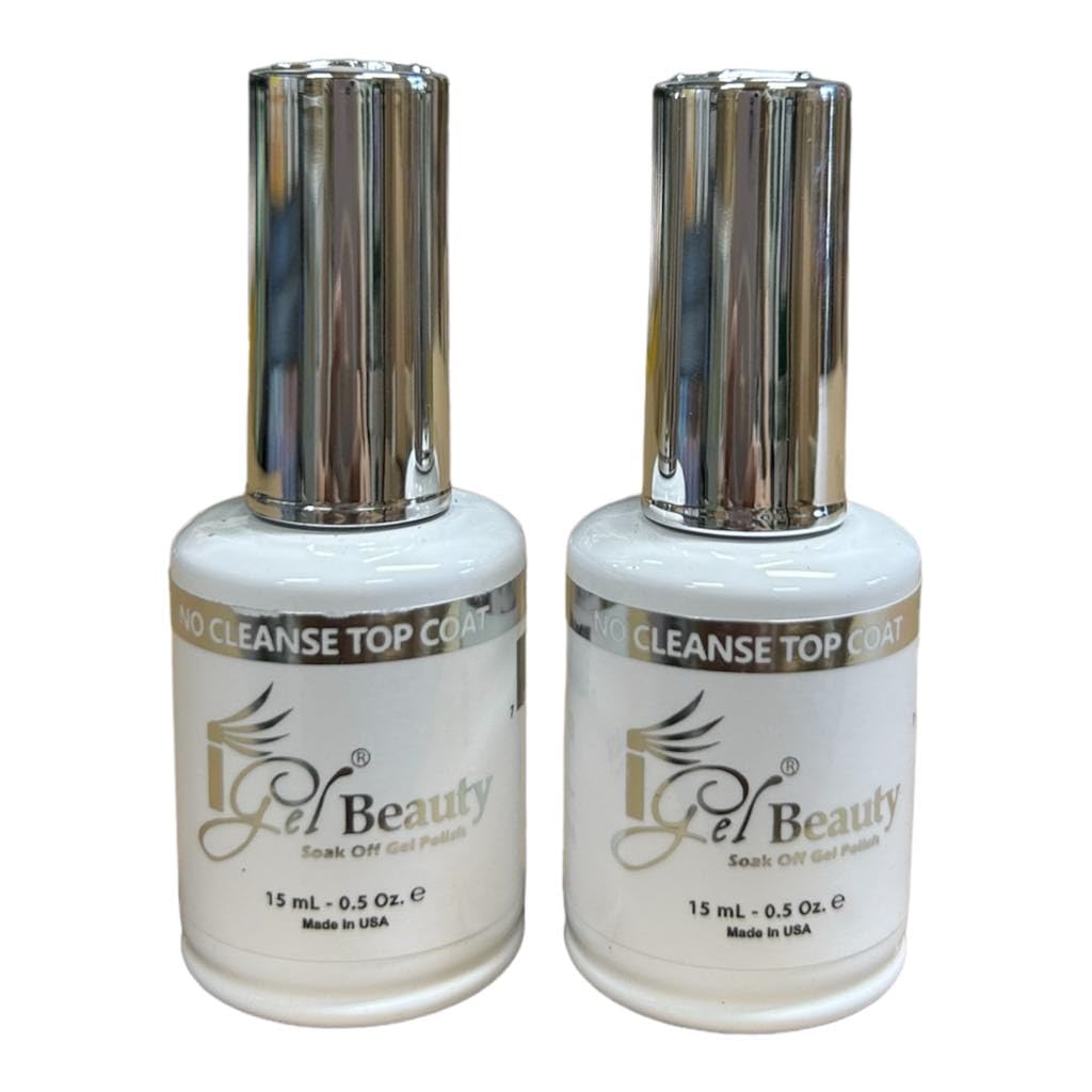 IGEL Impeccable Gel Soak Off No Cleanse Top Coat 0.5 oz (2 Packs) Beauty & Personal Care iGel Beauty