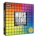 HUES and CUES - Vibrant Color Guessing Board Game for 3-10 Players Ages 8+, Connect Clues and Guess from 480 Color Squares
