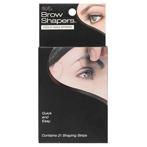 Ardell Brow Shapers Cold Wax Strips, 21 Coun