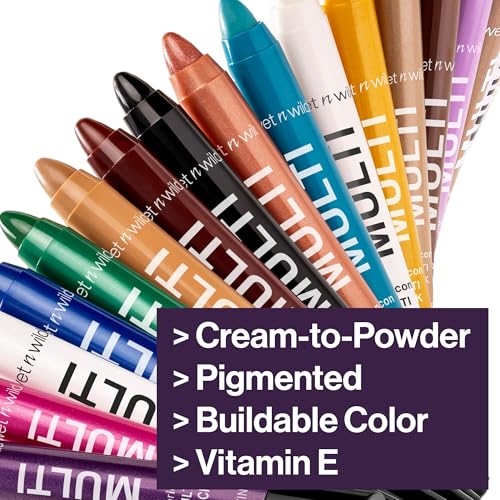 wet n wild Color Icon Cream Eyeliner Eyeshadow Multi-Stick, Moisturizing, Nourishing Velvety Cream-to-Powder Buildable & Blendable Formula