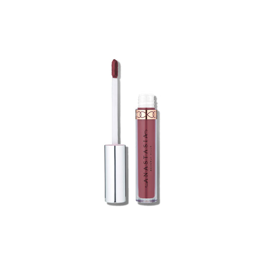 Anastasia Beverly Hills Liquid Lipstick - Full-Pigment Long-Wearing Matte Liquid Lip Color with Smudge-Resistant Comfortable Wear for Bold Defined Lips - Dusty Rose