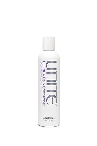 UNITE Hair - BLONDA Daily Conditioner - Purple Formula - Maintains Blonde, Hydrates, Protects, 8oz
