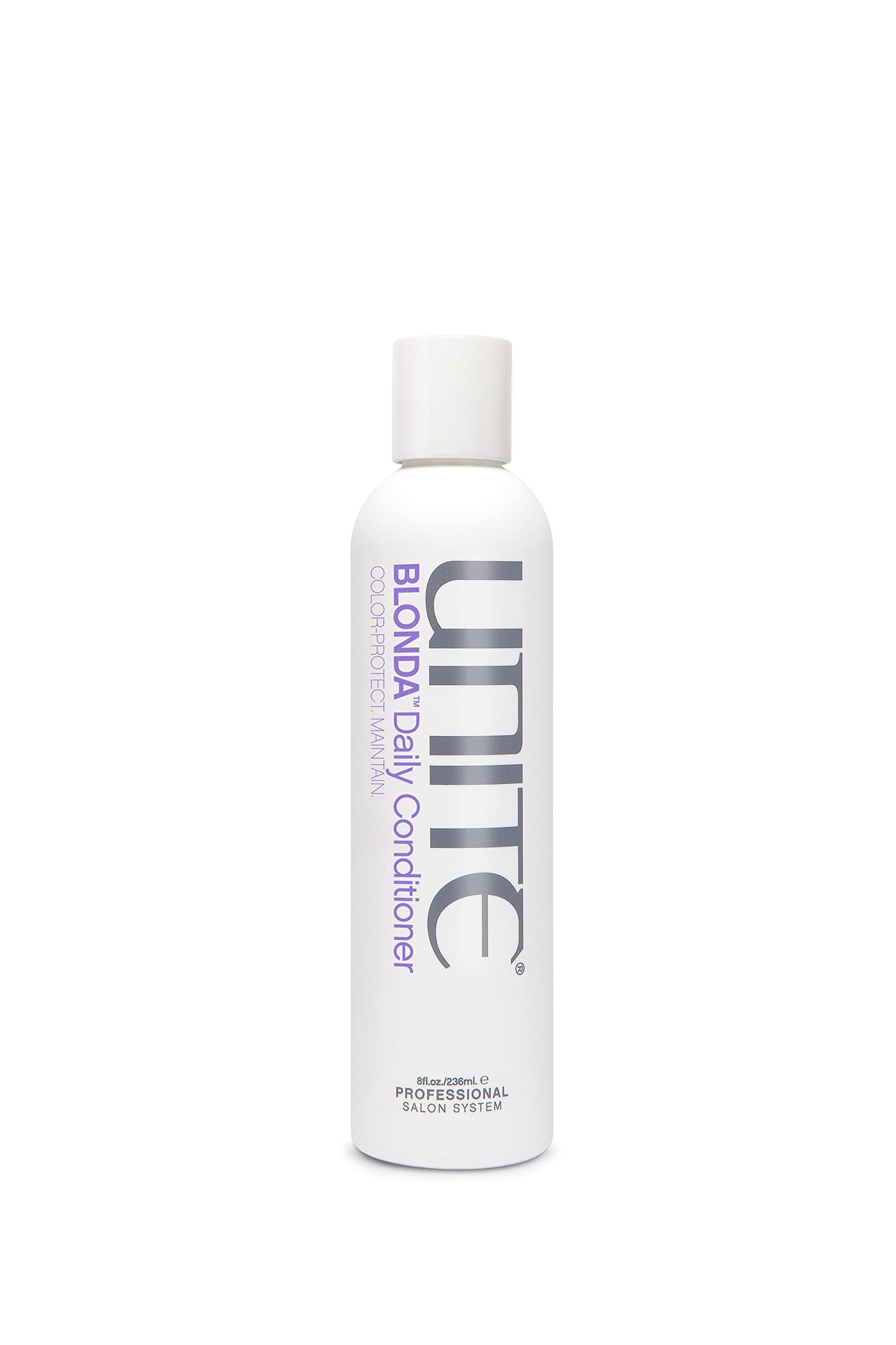 UNITE Hair - BLONDA Daily Conditioner - Purple Formula - Maintains Blonde, Hydrates, Protects, 8oz