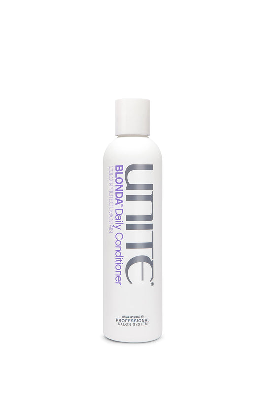 UNITE Hair - BLONDA Daily Conditioner - Purple Formula - Maintains Blonde, Hydrates, Protects, 8oz