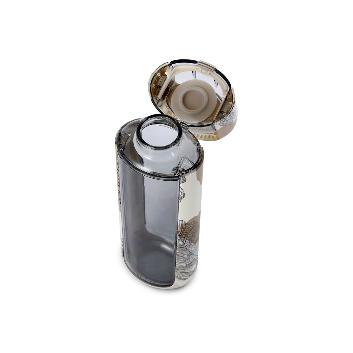 KOR One Planet 25oz Tritan Water Bottle with Lid Safety Lock, One Click Open Cap and Ergonomic Carry Handle - Features Unique Water-Dipped Designs