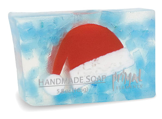 Primal Elements Glycerin Bar Soap in Shrinkwrap, Santa's Cap, 5.8 Ounce Beauty & Personal Care Primal Elements