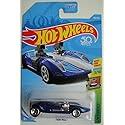 Hot Wheels Exotics 3/10, Dark Blue Twin Mill 194/365 50TH Anniversary Card