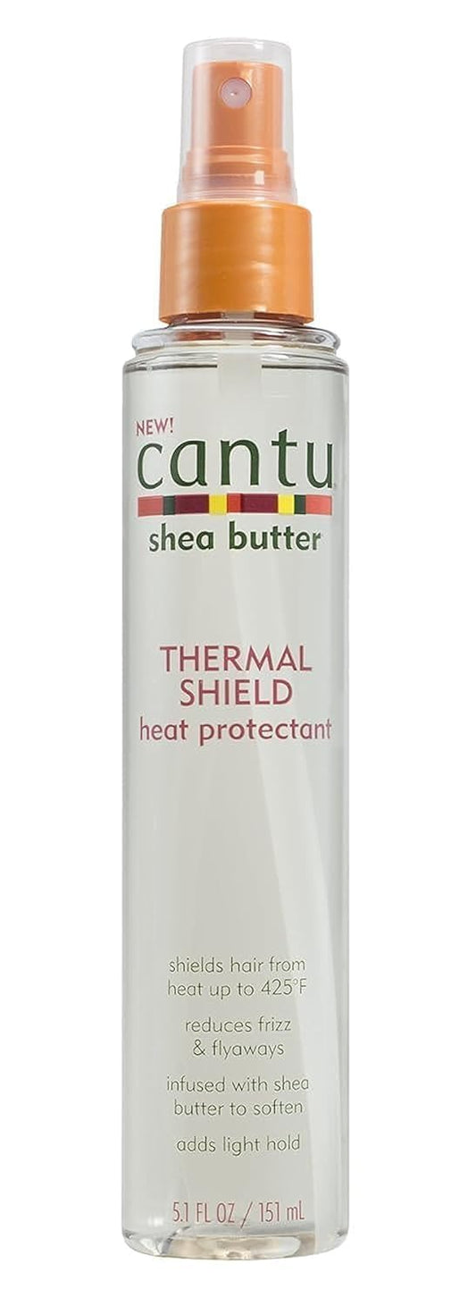Cantu Shea Butter Thermal Shield Heat Protectant, 5.1 Fluid Ounce