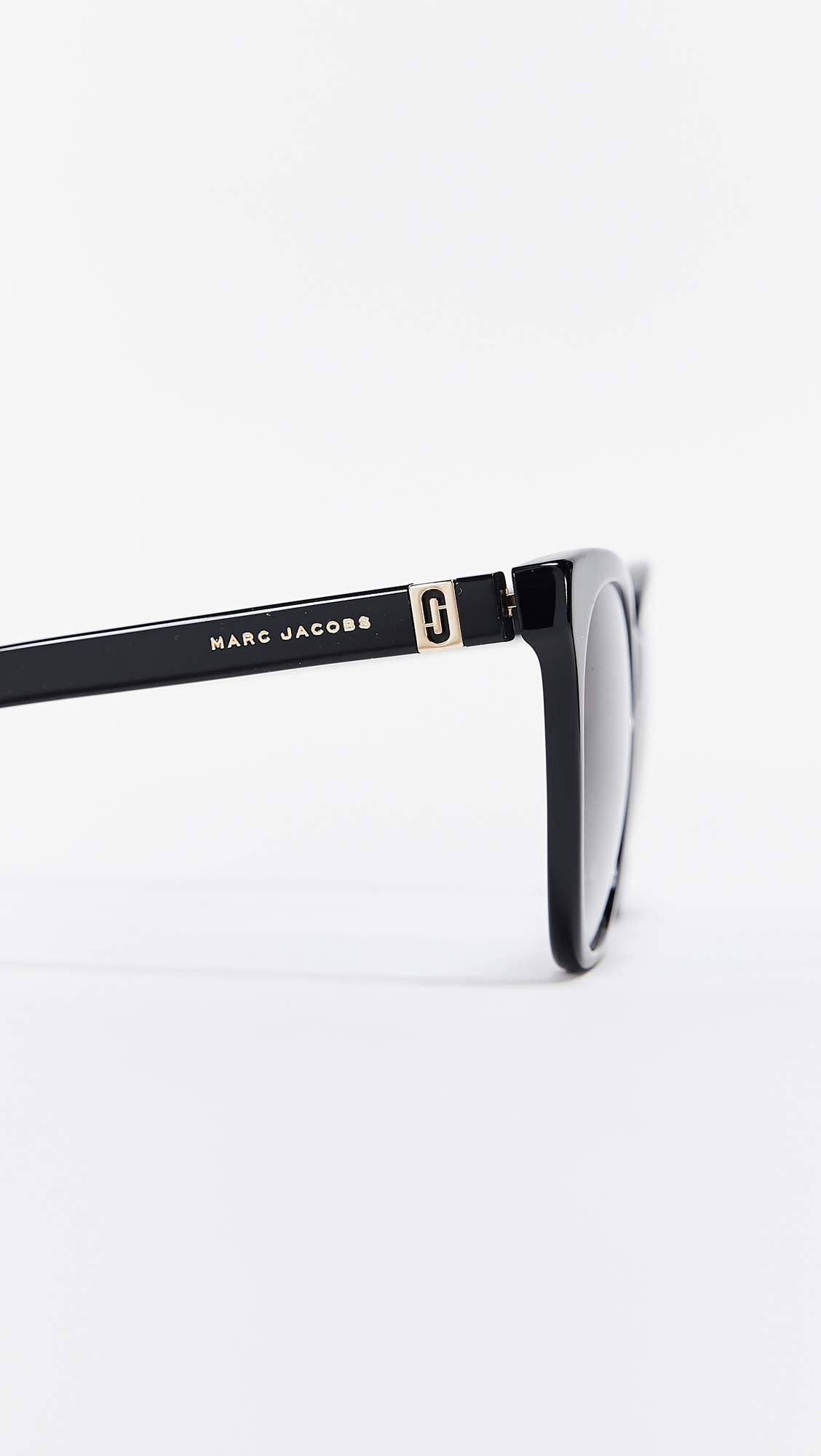 Marc Jacobs Women's Marc 336/S Cat Eye Sunglasses, Black/Gray Shaded, 56mm, 16mm