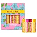 Burt's Bees Gifts Ideas - In Full Bloom Lip Balm Set, Original Beeswax, Dragonfruit Lemon, Tropical Pineapple & Strawberry, Natural Origin Lip