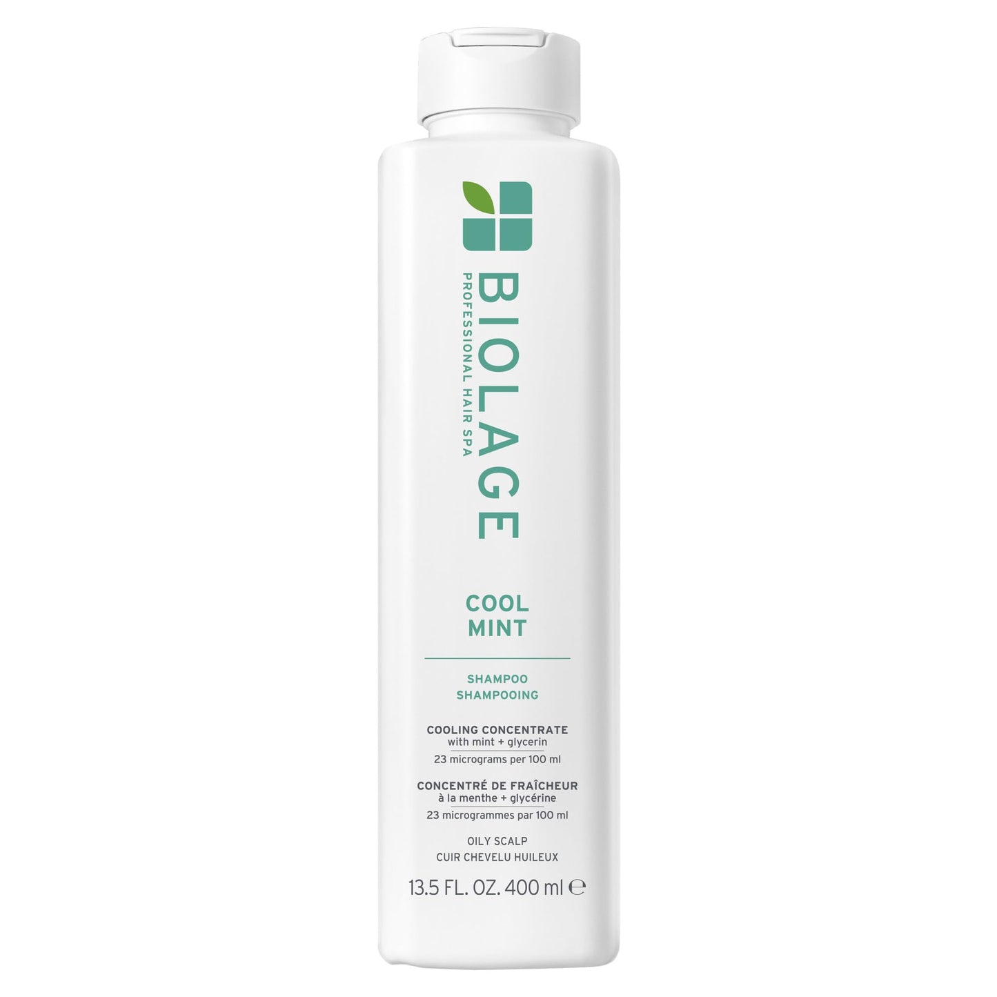 Biolage Cool Mint Shampoo - Balancing Shampoo for Oily Scalp, Gently Cleanses, Refreshes & Helps Balance, Mint & Glycerin, Vegan & Paraben-Free, 13.5