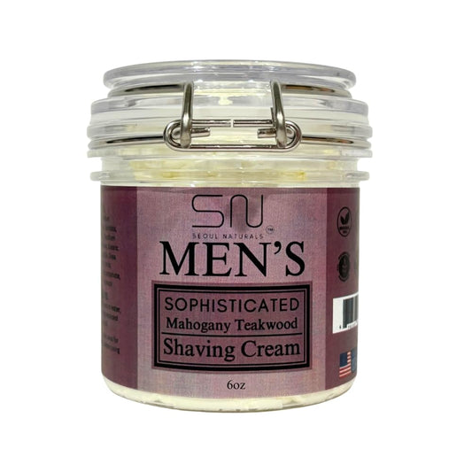 Seoul Naturals Sophisticated Mahogany Teakwood Shaving Cream, k beauty, 6 oz Beauty and Personal Care Seoul Naturals