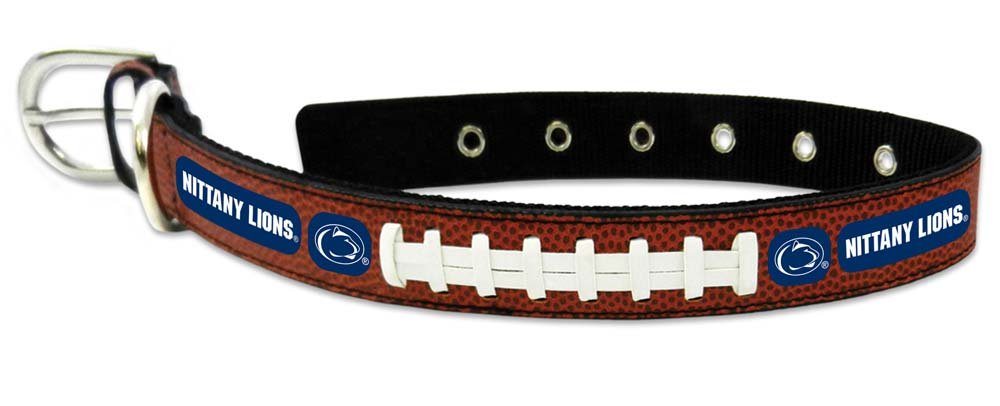NCAA Penn State Nittany Lions Classic Leather Football Collar, Large