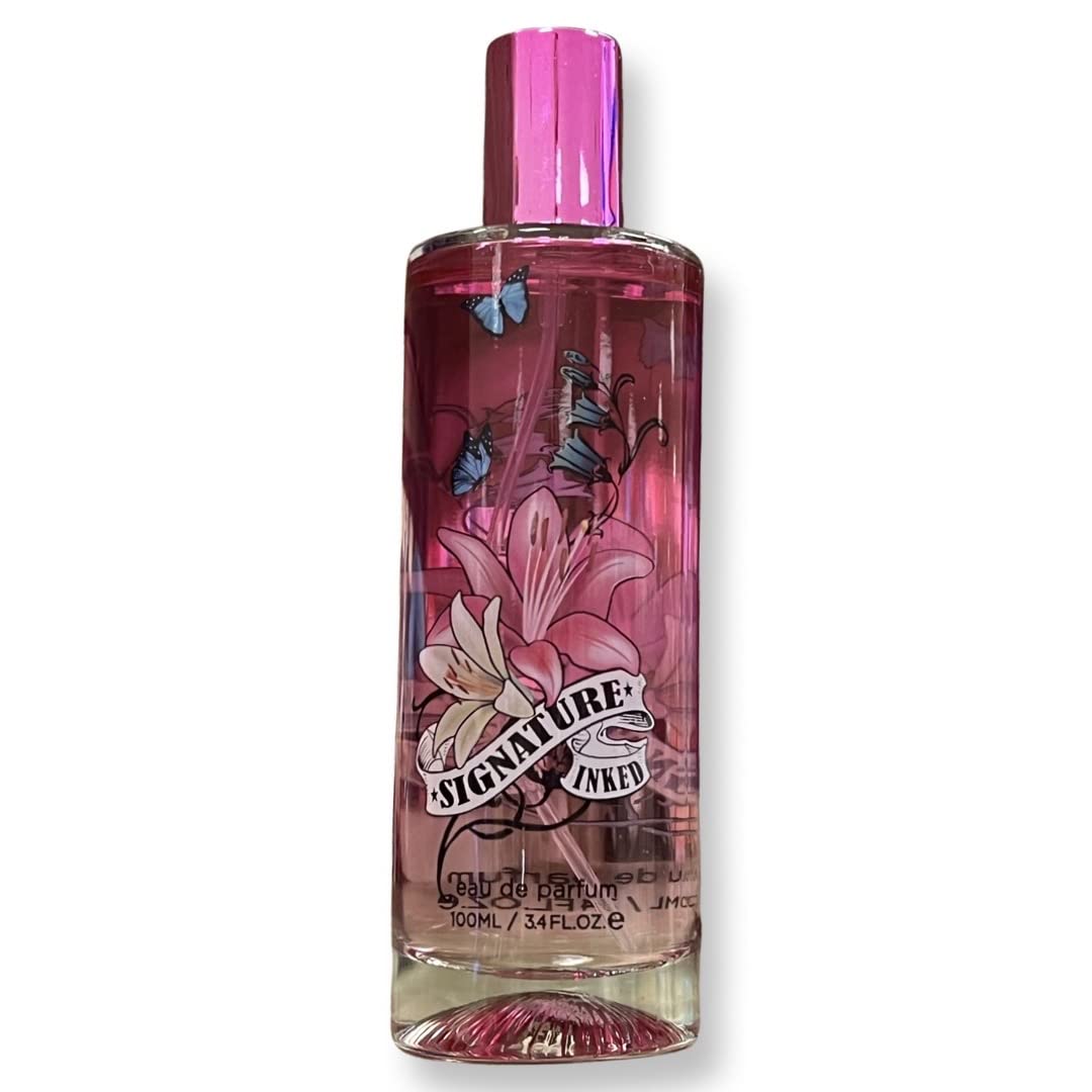 United Scents LOVE SIGNATURE INKED - Eau de Parfum for Women - Notes of Mango, Grapefruit, and Wild Strawberry - 3.4 Fl Oz