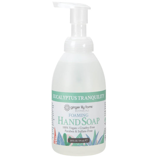 Ginger Lily Farms Botanicals All-Purpose Foaming Hand Soap Refill, 100% Vegan & Cruelty-Free, Eucalyptus Tranquility Scent, 20 Fl Oz (Pack of 1) Beauty & Personal Care Ginger Lily Farms