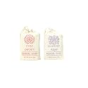 Greenwich Bay Trading Set of 2 Herbal Soaps Lavender Sage and Rose Petal - 6.4 Oz Bars Wrapped in Drawstring Cloth Sacks-Enriched with Shea Butter