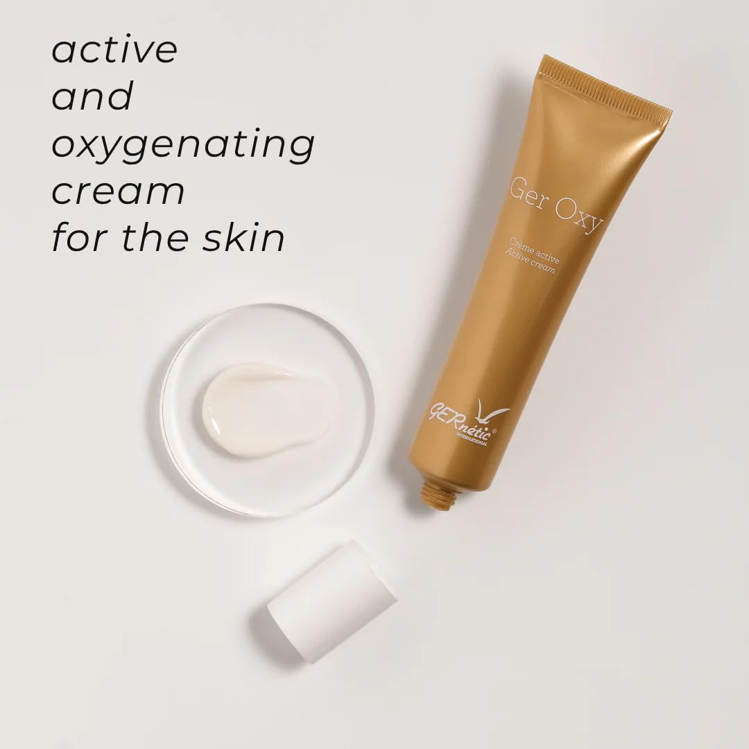 Gernetic Ger Oxy, Oxygenating Pollution Protection Face Cream, Revitalizing Daily Moisturizer for Dull Skin, 40ml
