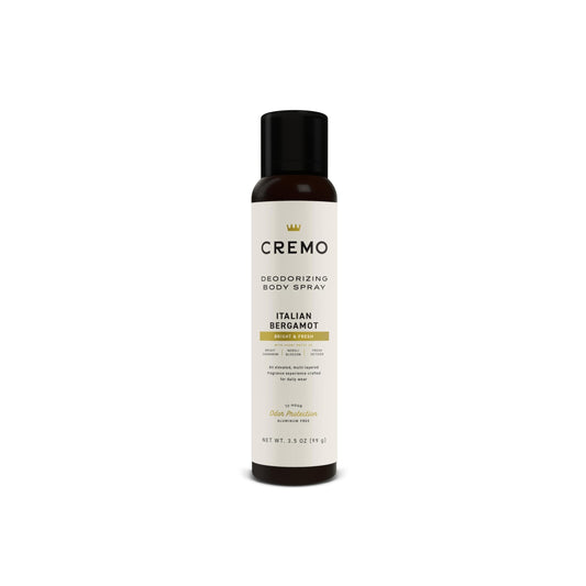 Cremo Italian Bergamot Body Spray, A Sophisticated Blend of Bergamot, Neroli Blossom, and Fresh Vetiver, 3.5 Fl Oz Beauty & Personal Care Cremo