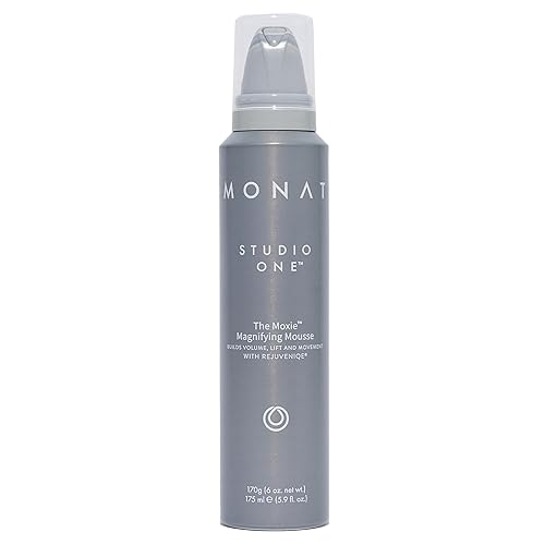 MONAT Studio One™ The Moxie™ Magnifying Mousse -Lightweight Hair Mousse, Long-Lasting Anti Frizz, Helps Create Voluminous Style w/Touchable Hold. Soft