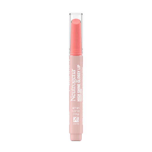 Neutrogena High Shine Glossy Lip, Nourishing Lip Gloss with Maracuja Oil, Antioxidant Vitamin E & Vitamins, Non-Retractable, Buildable Pigmented