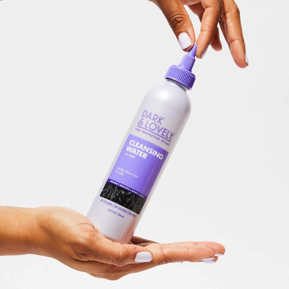 Dark and Lovely For Protective Styles Detangling Cream With Peppermint and Avocado Oil for Braids, Weaves, Wigs and Locs No Dyes, No Mineral Oil, No