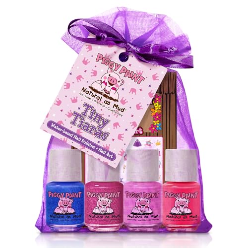 Piggy Paint Nail Polish - Non-Toxic Polish for Little Girls, Toddlers, & Kids, Water Based Formula, Safe, Cruelty Free, Vegan, & Natural, Durable Beauty & Personal Care Piggy Paint