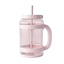 REDUCE WaterDay 80 oz Water Jug with Time/Ounce Markings - Spill-Proof Straw, Durable Tritan - Big Water Bottle for Daily Hydration - Dishwasher…