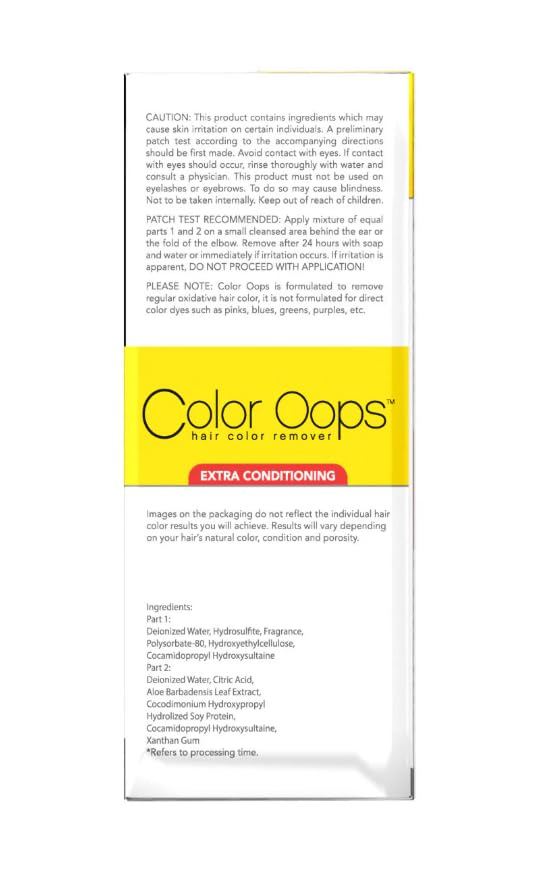 Color Oops Color Remover Extra Conditioning 4oz. (6 Pack)