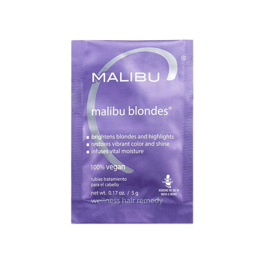 Malibu C Blondes Wellness Remedy - Removes Discoloration from Bleached, Highlighted or Natural Blonde Hair + Restores Vibrance and Shine with Vitamin