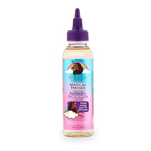Magical Tresses by Afro Unicorn - Bye Bye Dry Scalp Serum - Soothing, Moisturizing, and Frizz-Eliminating Hair Serum for All Textures and Scalps, 12