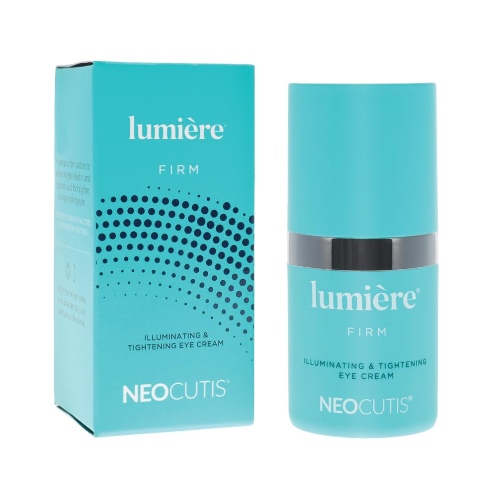 NEOCUTIS Lumiere Firm - Illuminating and Tightening, Anti-Aging Eye Cream - Brighten, Hydrate, and Soothe - for Dark Circles, Puffiness, and Wrinkle