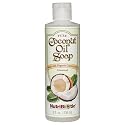NutriBiotic - Pure Coconut Oil Soap, Unscented 8 Oz | Certified Organic, Unrefined, Biodegradable | Vegan & Made without GMOs, Gluten, Parabens or