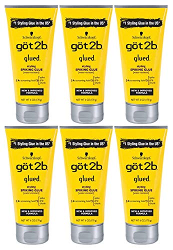Schwarzkopf Got2b Glued Spiking Glue 6 Oz (Pack of 6)