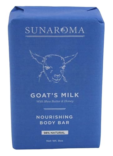 Sunaroma Conditioning Goat's Milk Soap 8 oz (Pack of 2)