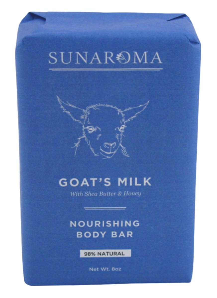 Sunaroma Conditioning Goat's Milk Soap 8 oz (Pack of 2)