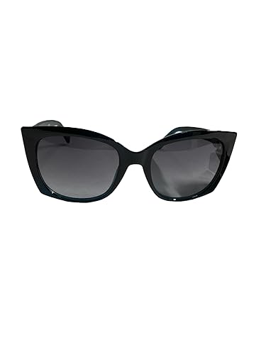 Panama Jack Designer Cat Eye Sunglasses, Black with blue Frame with Gradient Lenses, Oversized Women's Fashion Shades PJ 24