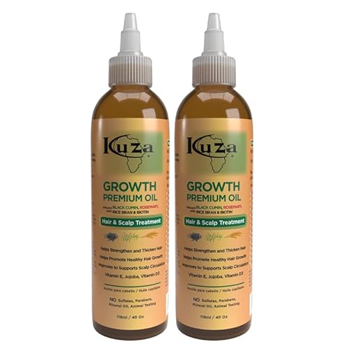 Premium Growth Oil W/Black Cumin & Rosemary 4 Oz. (Pack Of 2)