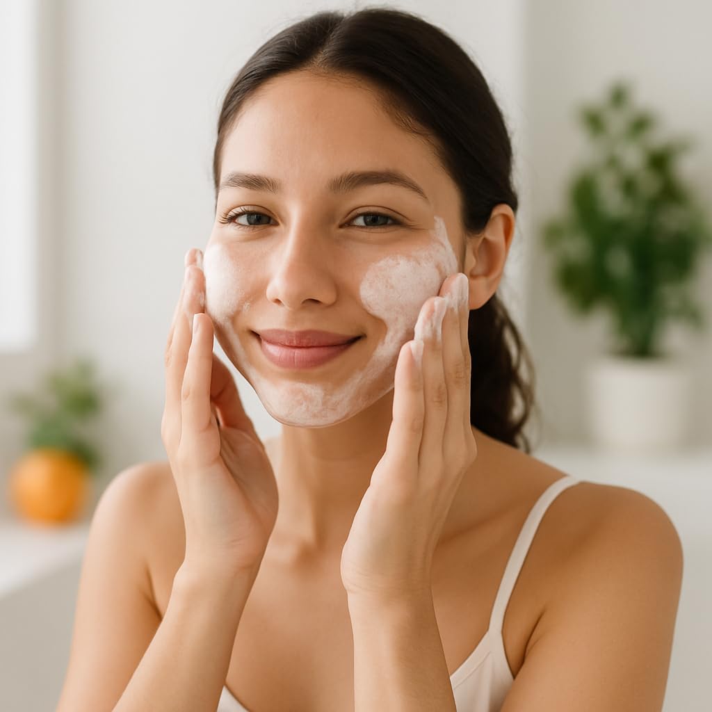 Global Beauty Care Vitamin C Facial Cleanser - Niacinamide, AHA & Vitamin E, 2-Pack (2x 2.5 fl oz)