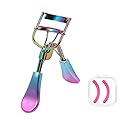 SinPinEra Eyelash Curler with 2 Advanced Silicone Refill Pads & Fits All Eye Shapes - Start a Beautiful Story Now! (Multi-Colored)