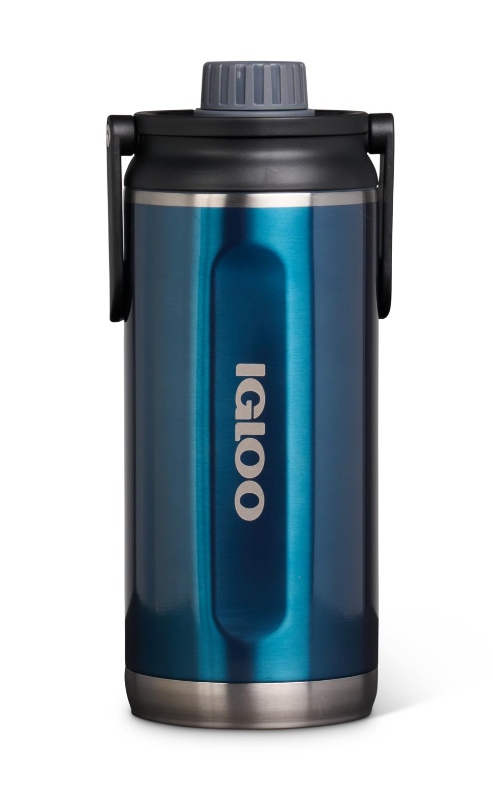 Igloo, 36 OZ Stainless Steel, Twist ‘n’ Chug Bottle, Modern Blue