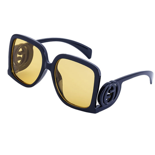 BCUYCF Women's Fashion Personalised Large Frame Sunglasses Cool Logo Square Sunglasses Travel Holiday Accessories (M7)