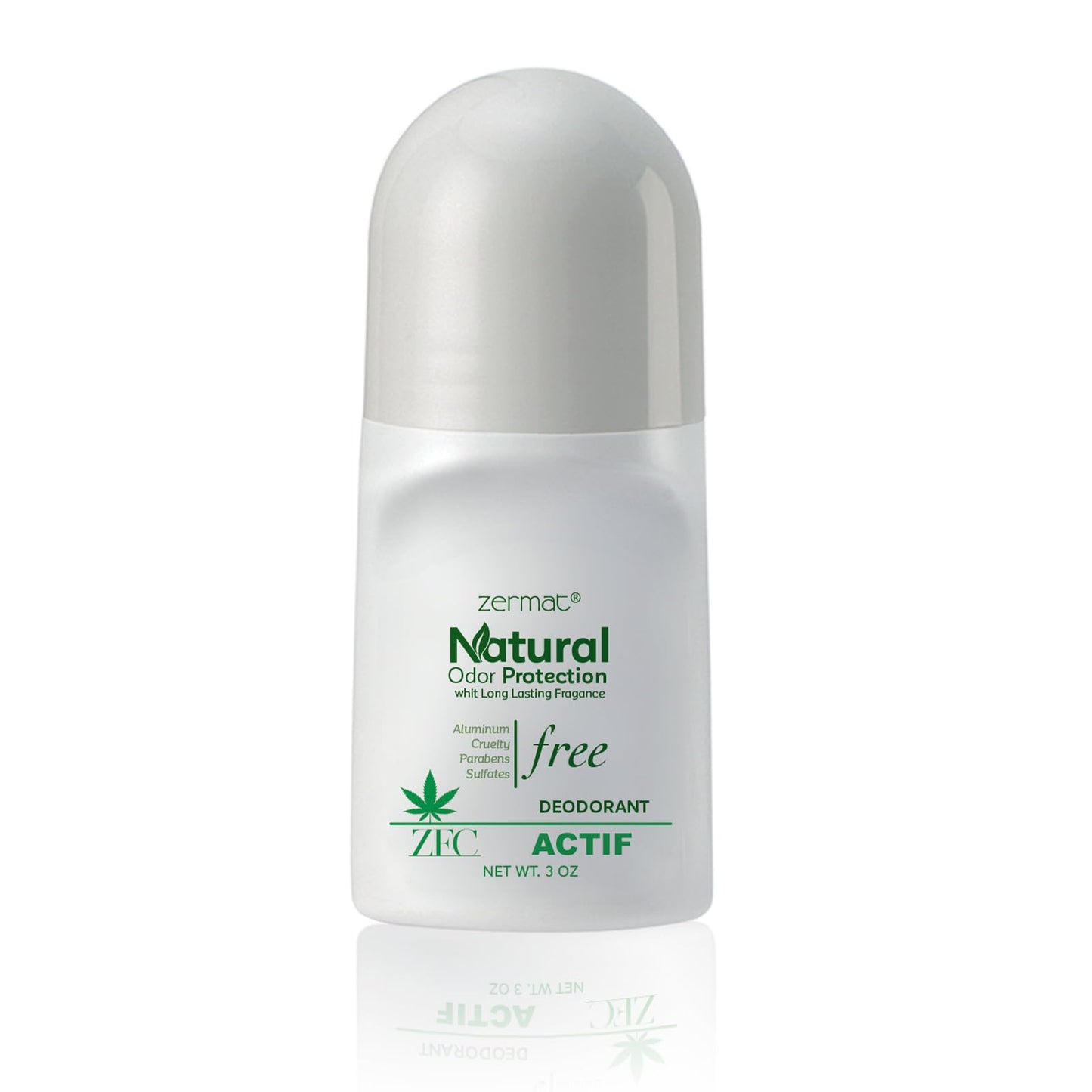 Zermat Vivaze Actif, Natural Roll-On Deodorant, 3 Oz. Beauty and Personal Care Zermat