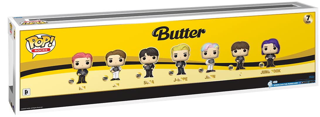 Funko POP! Rocks: BTS Butter - Jin - 7pk - Collectable Vinyl Figure - Gift Idea - Official Merchandise - Toys for Kids & Adults - Music Fans - Model…