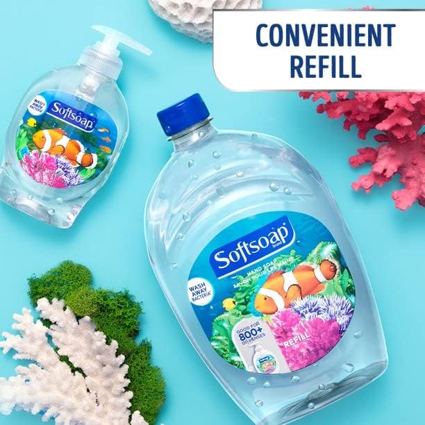 Softsoap Liquid Hand Soap, Aquarium Series 7.50 oz (Pack of 5)