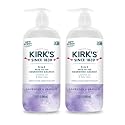 Kirk's 3-in-1 Head to Toe Nourishing Liquid Cleanser- for Men, Women & Children - Premium Coconut Oil & Aloe Vera- Non GMO & Vegan - Lavender