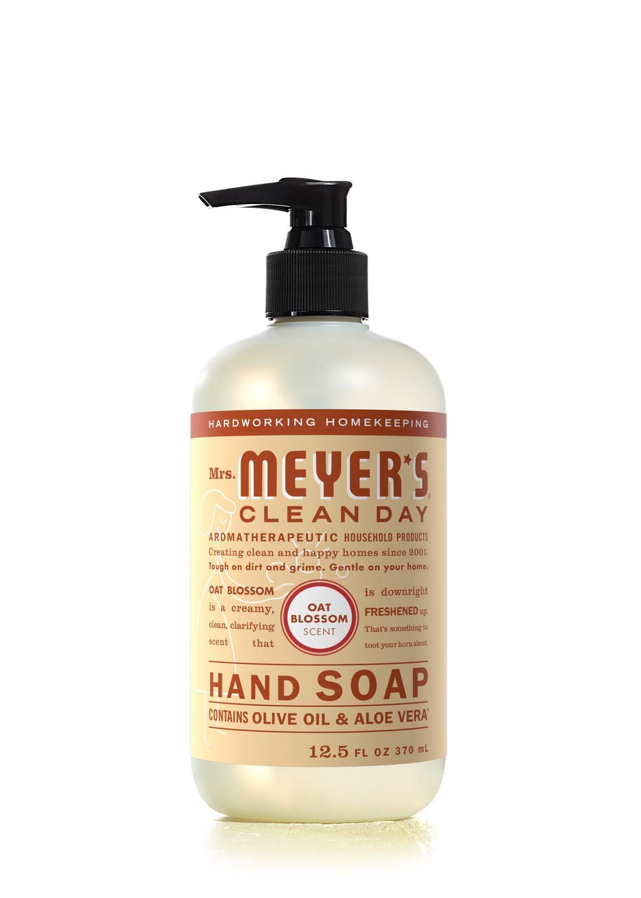 Mrs. Meyer's Clean Day Liquid Hand Soap 6 Scent Variety, Lavender, Rainwater, Oat Blossom, Plumberry, Lemon Verbena, Basil, 12.5 oz, 6 Count Beauty and Personal Care Mrs. MEYER'S