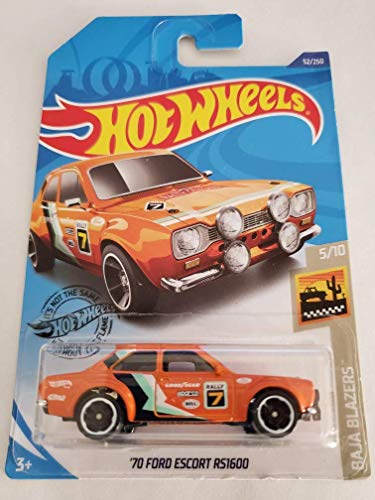 Hot Wheels 2020 Baja Blazers '70 Ford Escort RS1600, Orange 52/250