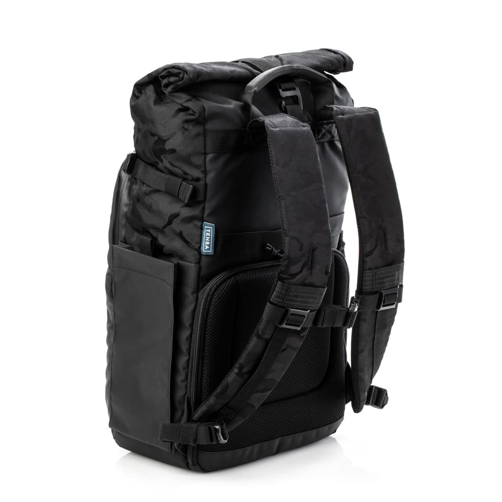 Tenba Fulton v2 14L All Weather Backpack for Mirrorless and DSLR cameras and lenses - Black/Black Camo (637-735)