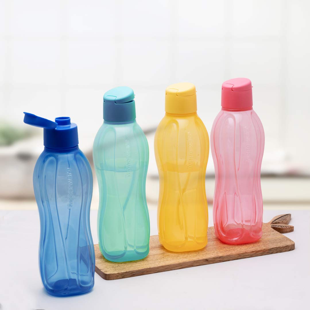 Tupperware Fliptop Water Bottle Set, 750Ml, Set Of 4